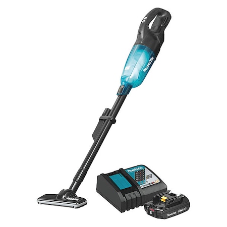 Makita 18V LXT® Brushless 3-Speed Compact Vacuum Kit, Push Button (2.0Ah) XLC04R1BX4