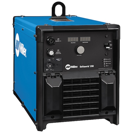 Miller Electric MIG Welder, Deltaweld 350, Three-Phase, 208V AC, 230V AC, 460V AC, 20 to 400A DC, 100%/60%/30% 907747001