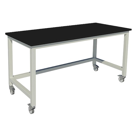 INSTOCK Adjustable Table, 2000 lb. Cap., 60"W, 36"H GRHD-6024-CFE