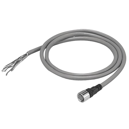 Omron Receiver Cable, 24V DC, IP67, Black F39JG3AD