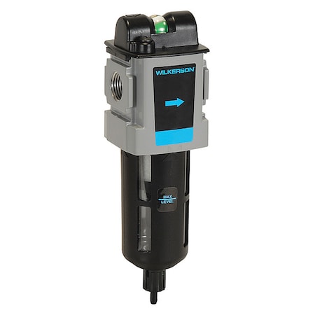 Wilkerson Oil Removal Filter, Compact Size, Drain Type: Manual M18-02-CK00B