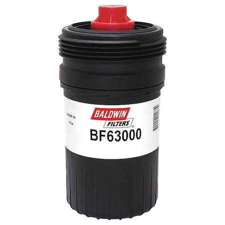 Baldwin Filters Fuel Filter, 7 13/16 in Length, 3 in Outside Dia BF63000