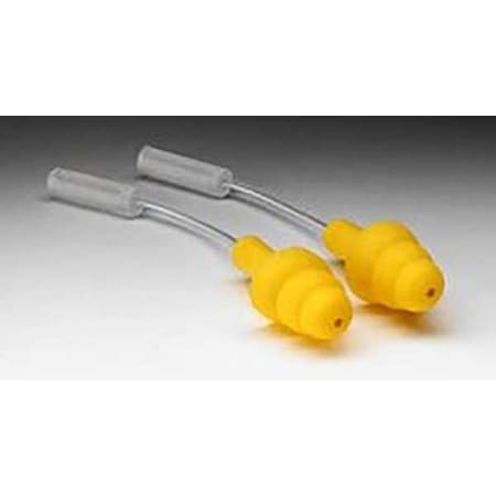 3M E-A-R UltraFit(TM) Disposable Foam Probed Test Ear Plugs, Flanged Shape, N/A, Yellow, 50 PK 393-2001-50