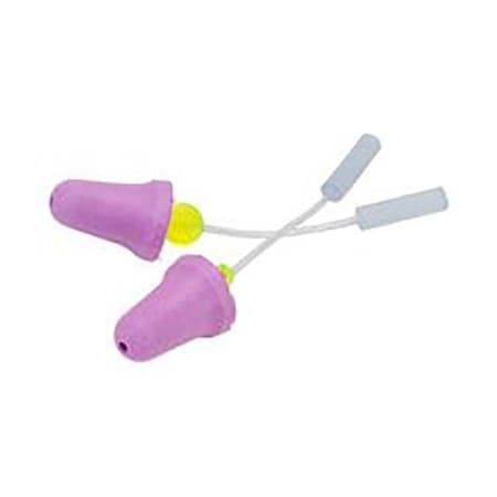 3M E-A-R No Touch(TM) Disposable Foam Probed Test Ear Plugs, Bullet Shape, 29 dB, Purple, 50 PK 393-2013-50