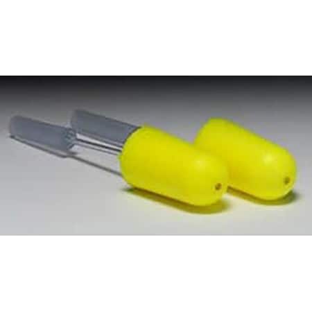 3M E-A-R E-A-Rsoft(TM) Disposable Foam Probed Test Ear Plugs, Bullet Shape, 33 dB, Yellow, 50 PK 393-2014-50