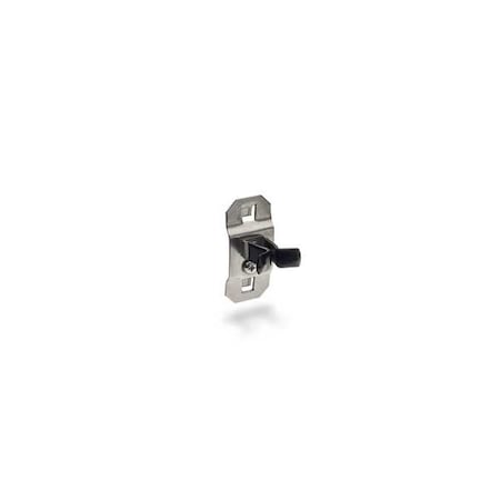Triton Products 1/4 In. to 1/2 In. Hold Range Vinyl-Dipped Stainless Steel Extended Spring Clip for SS LocBoard, PK3 V63105
