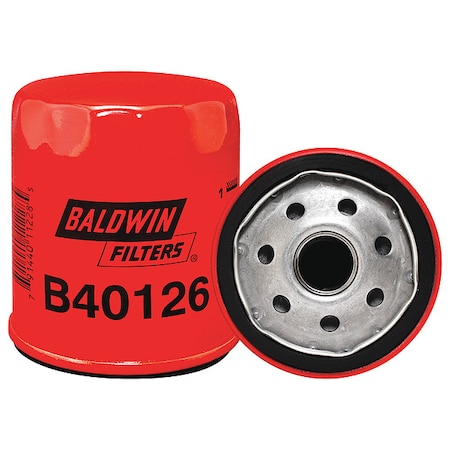 Baldwin Filters Oil Filter, Spin-On, 3-1/2" L B40126
