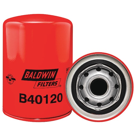 Baldwin Filters Oil Filter, Spin-On, 5-13/32" L B40120
