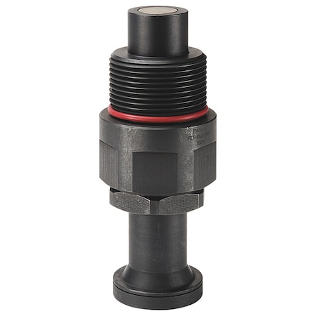 Parker Hydraulic Quick Connect Hose Coupling, Steel Body, Thread-to-Connect Lock, 9/16"-18 Thread Size FET-752-16SF