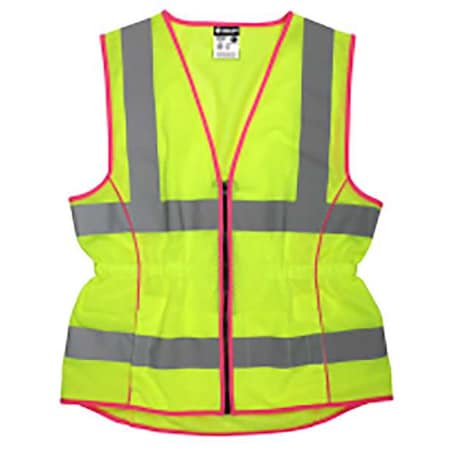 Mcr Safety High Visibility Vest, M Size, Women LVCL2MLM