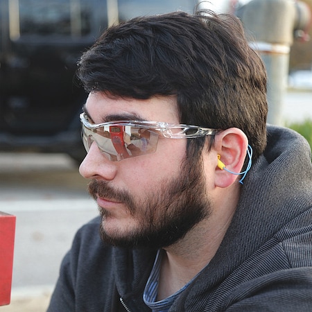 Mcr Safety Checklite (CL4), Safety Glasses, Duramass Hard Coat, Polycarbonate Lens, Clear Frame, Frameless CL419