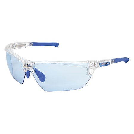 Mcr Safety Dominator (DM3), Safety Glasses, MAX6 Anti-Fog, Polycarbonate Lens, Clear Frame, Half Frame DM1323PF