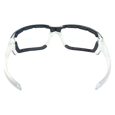 Mcr Safety Hulk HK3, Safety Glasses, MAX6 Anti-Fog, Clear Lens, Clear Frame, Frameless HK310PF