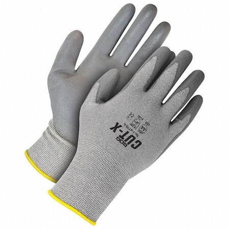 Bdg Cut Resistant Coated Gloves, Cut Level A4 , Dipped , Polyurethane , Smooth , 2XL 1 PR 99-1-9770-11