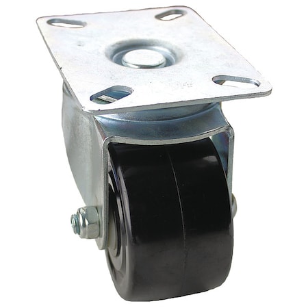 Zoro Select Plate Caster, Swivel, Phenolic, 3 7/8"H P10S-PH030R-P6-001