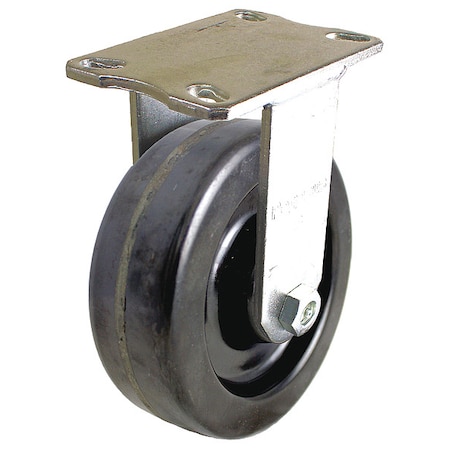 Zoro Select Plate Caster, Rigid, Phenolic, 10 1/8"H P27R-PH080R-16