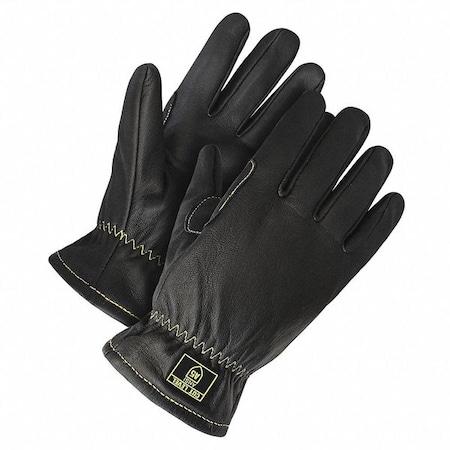 Bdg Cut-Resistant Leather Gloves, Cut Level A5 , Uncoated , XL 1 PR 20-1-10751-XL