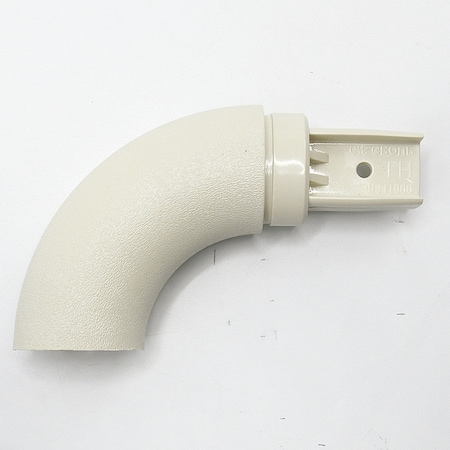 Acrovyn Handrail Return, Left, Eggshell, PETG HRO6CAPL100N