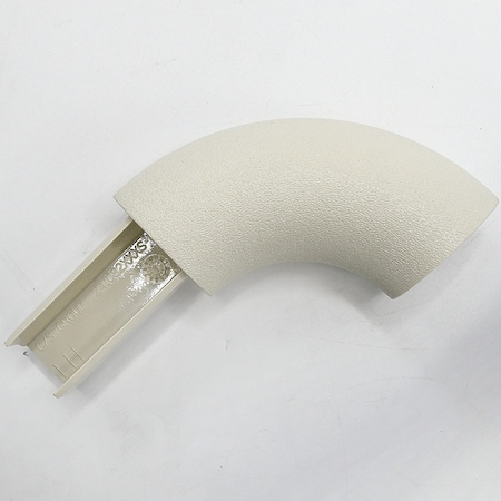 Acrovyn Handrail Return, Right, Eggshell, PETG 6CCAPR100N