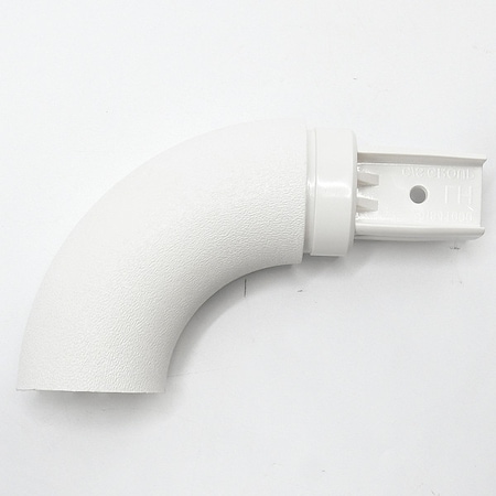 Acrovyn Handrail Return, Left, White, PETG HRO6CAPL949N