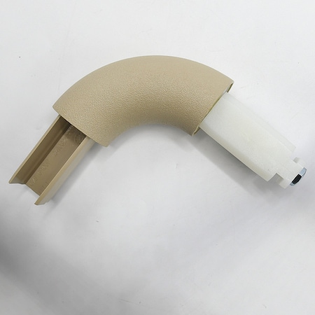 Acrovyn Handrail Corner, Beige, PETG, 1 1/2 in H 6COS103N
