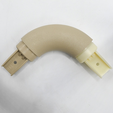 Acrovyn Handrail Corner, Beige, PETG, 1 1/2 in H HRO6OS103N