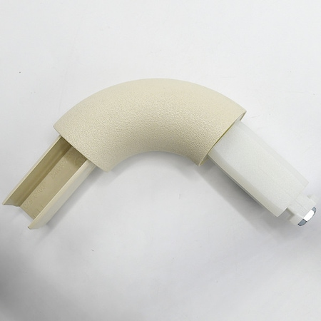 Acrovyn Handrail Corner, Almond, PETG, 1 1/2 in H 6CIS920N