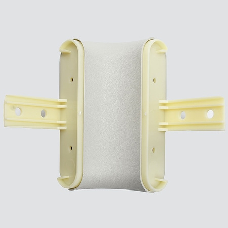 Acrovyn Handrail Corner, Driftwood, PETG, 5 1/2in H 4CIS262N