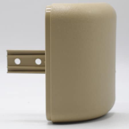 Acrovyn Handrail Return, PETG, Beige, 3 in L 4CCAP103N