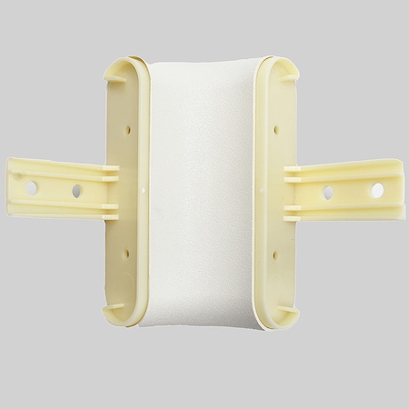 Acrovyn Handrail Corner, Mission White, PETG 4CIS933N