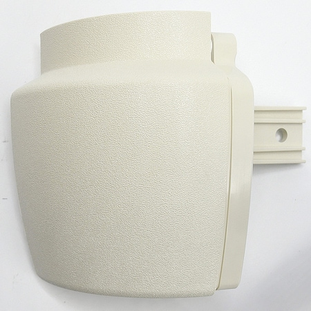 Acrovyn Handrail Return, Left, Eggshell, PETG HRB20CAPL100N