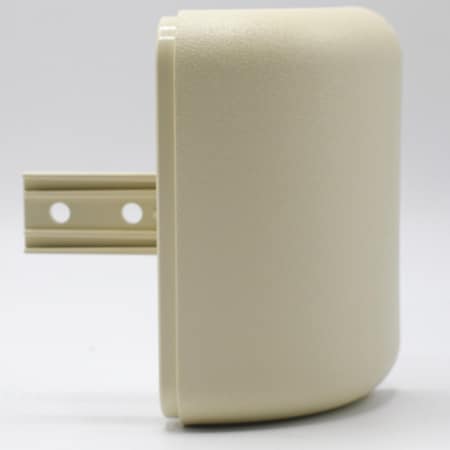 Acrovyn Handrail Return, PETG, Almond, 3 in L 4CCAP920N