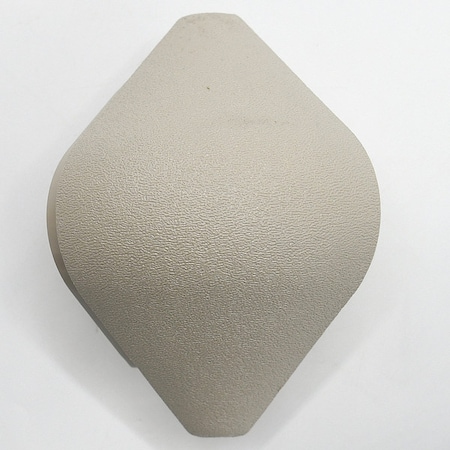 Acrovyn Corner, PETG, Oyster Gray, 4 in H, 2 in L BG10OS929N