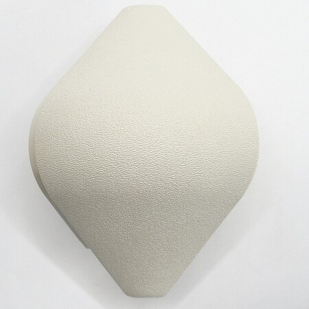 Acrovyn Corner, PETG, Eggshell, 4 in H, 2 in L BG10OS100N