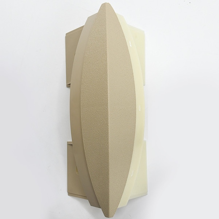 Acrovyn Corner, PETG, Beige, 1 3/8 in L, 8 in H SCR80MOS103N