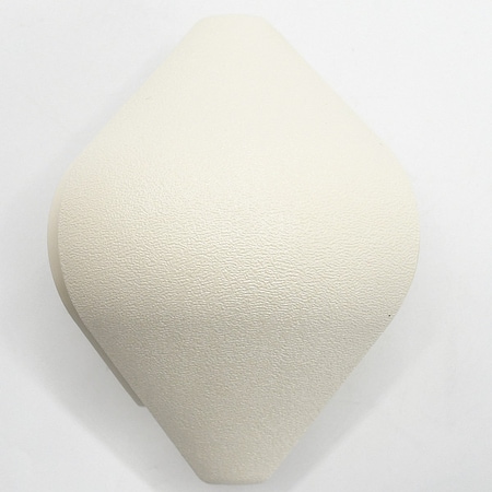 Acrovyn Corner, PETG, Parchment, 4 in H, 2 in L BG10OS253N