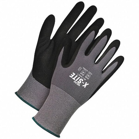 BDG Seamless Knit Grey Nylon 15G Black NFT Palm, Size X3L (12) 99-1-9605-12