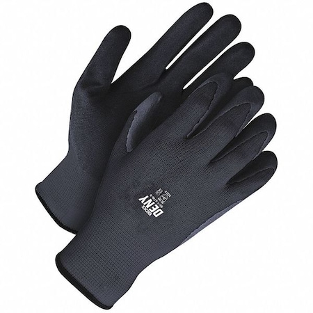 Bdg Coated Gloves, Foam Nitrile, Sponge, Palm, Not Rated Abrasion Level, Black, XL (10) 1 PR 99-1-9799-10