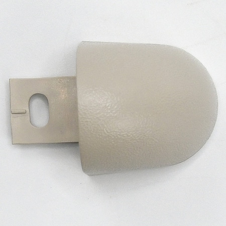Acrovyn End Cap, PETG, Oyster Gray, 1 1/8 in L FR125CAP929N