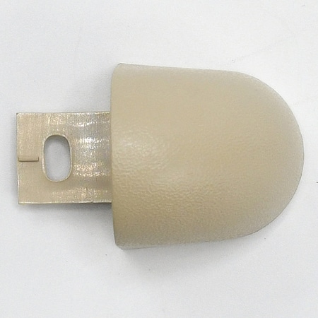 Acrovyn End Cap, PETG, Beige, 1 1/8 in L, 1 1/8 in H FR125CAP103N