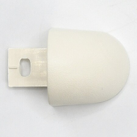 Acrovyn End Cap, PETG, Parchment, 1 1/8 in L FR125CAP253N
