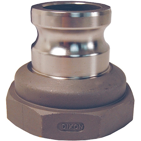 Dixon Cam and Groove Adapter, 2", 316 SS 2015-A-SS
