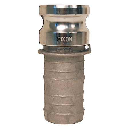 DIXON Cam and Groove Adapter, 1/2", Aluminum G50-E-AL