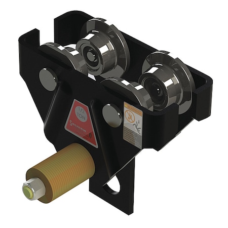 Saginaw Products Trolley, 2000 lb. Load Cap., Push Trolley 51861