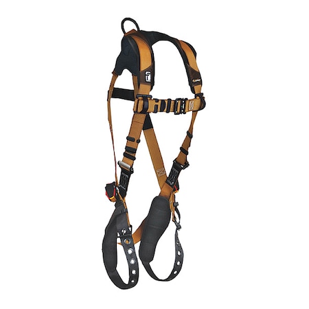 Falltech Not Applicable Full Body Harness, M, 425 lb, Quick-Connect Chest/ Quick-Connect Leg Straps G7080BRM