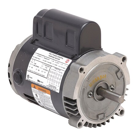 U.S. Motors Instant Reverse Motor, 1/2hp, Phase Single D12ARM2N