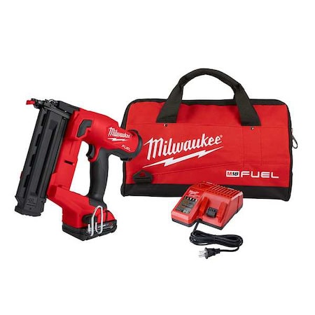 Milwaukee Tool M18 FUEL 18 Gauge Brad Nailer Kit 2746-21CT