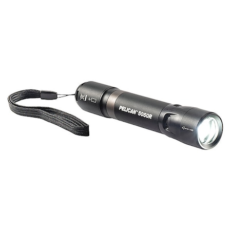 Pelican Handheld Flashlight, Aluminum, Black, 883lm 5050R