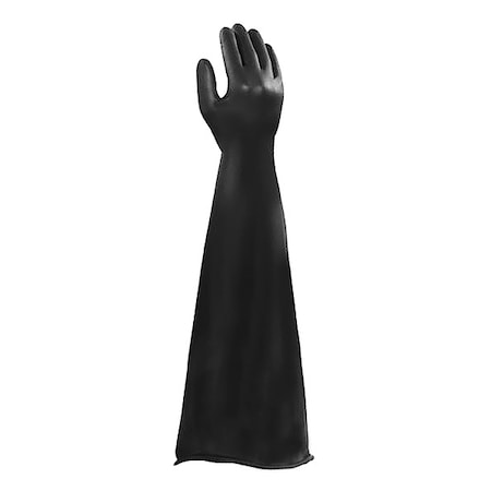 Ansell Chemical Resistant Gloves, Neoprene, 28 in L, Black, 9 3/4, 1 PR 55300