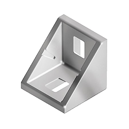 Fath InsideCrnrBrckt, Alum, Slvr, 18mm, 18.3mm 093W203N05